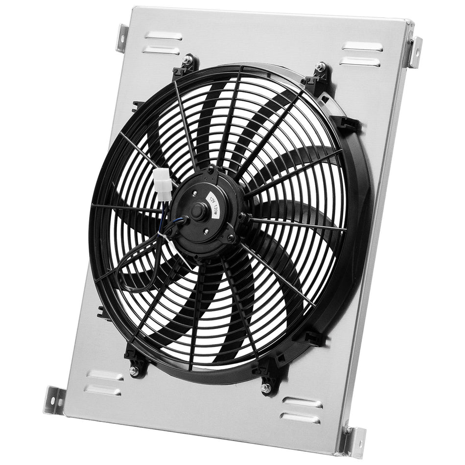 ASI Performance Radiator Aluminum Shroud Fan For 1933-35 Ford MODEL A Series Hot Rod Chevy V8 AT