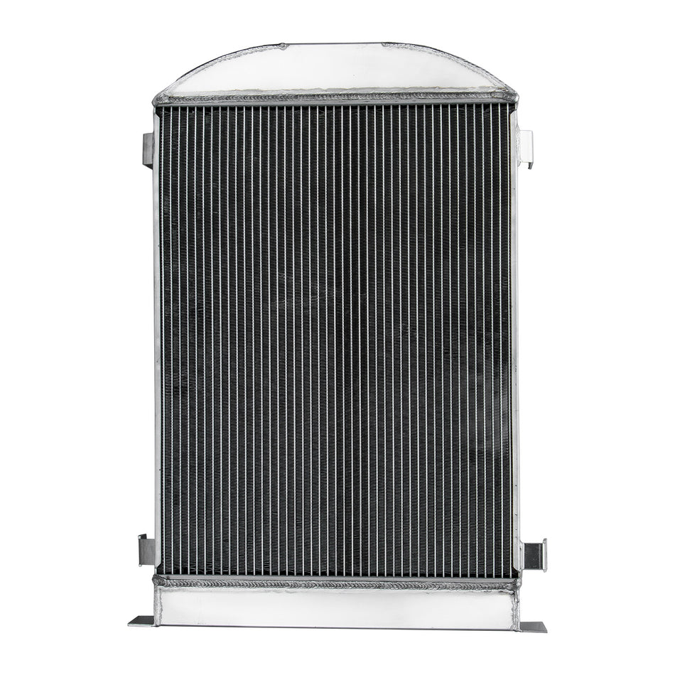 ASI Performance 4-Row Aluminum Radiator For Ford Model A Hot Rod Chevy V8 Engine Swap 28''H