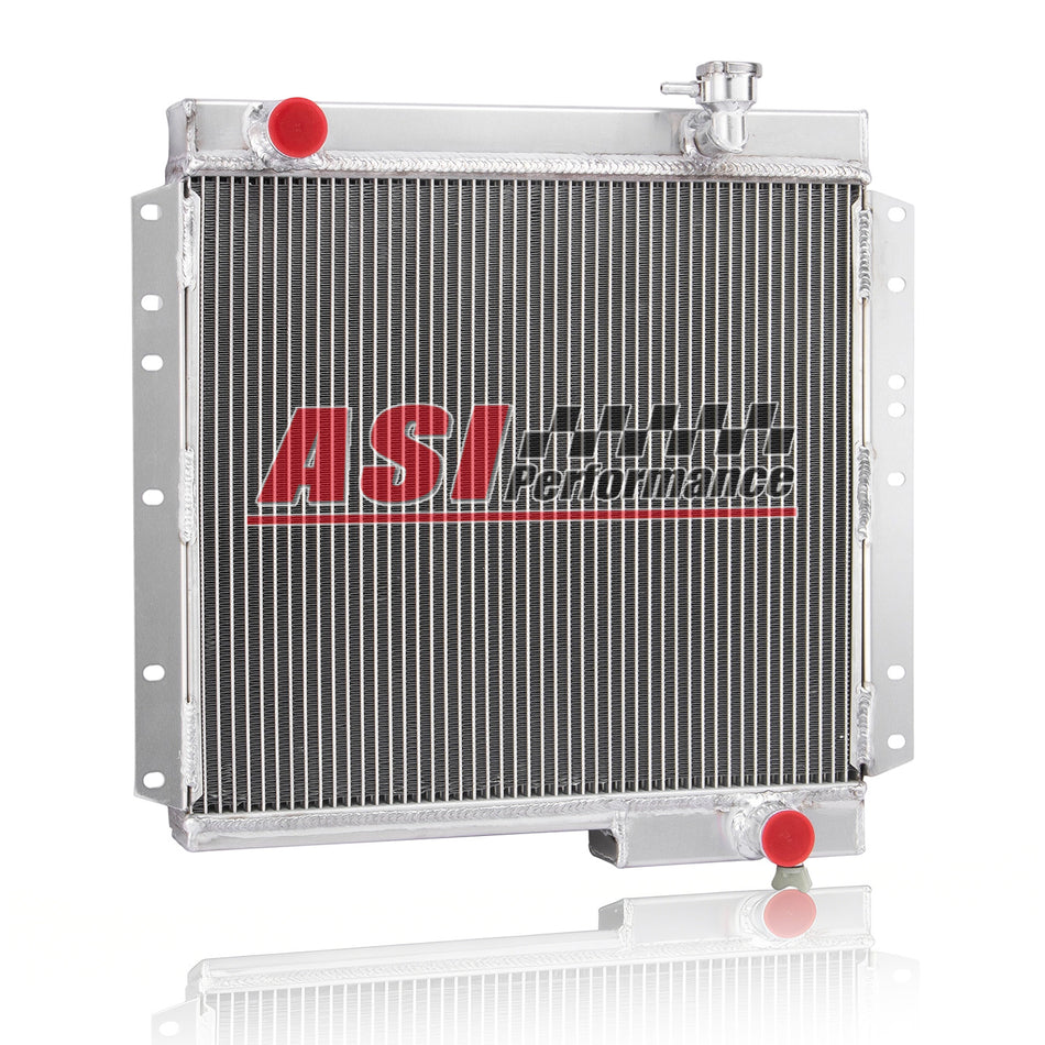 ASI Performance 4 ROW Aluminum Radiator For 1960-84 Toyota Land Cruiser FJ40/FJ45 MT 4.6L/3.9L