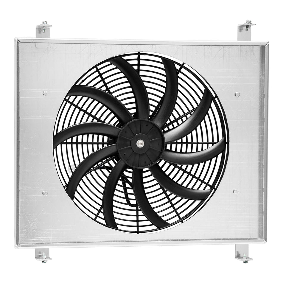 ASI Performance Aluminum Shroud + 16'' Fan Fit 1932 Ford Model BB 3.3L l4 Gas Chevy Engine