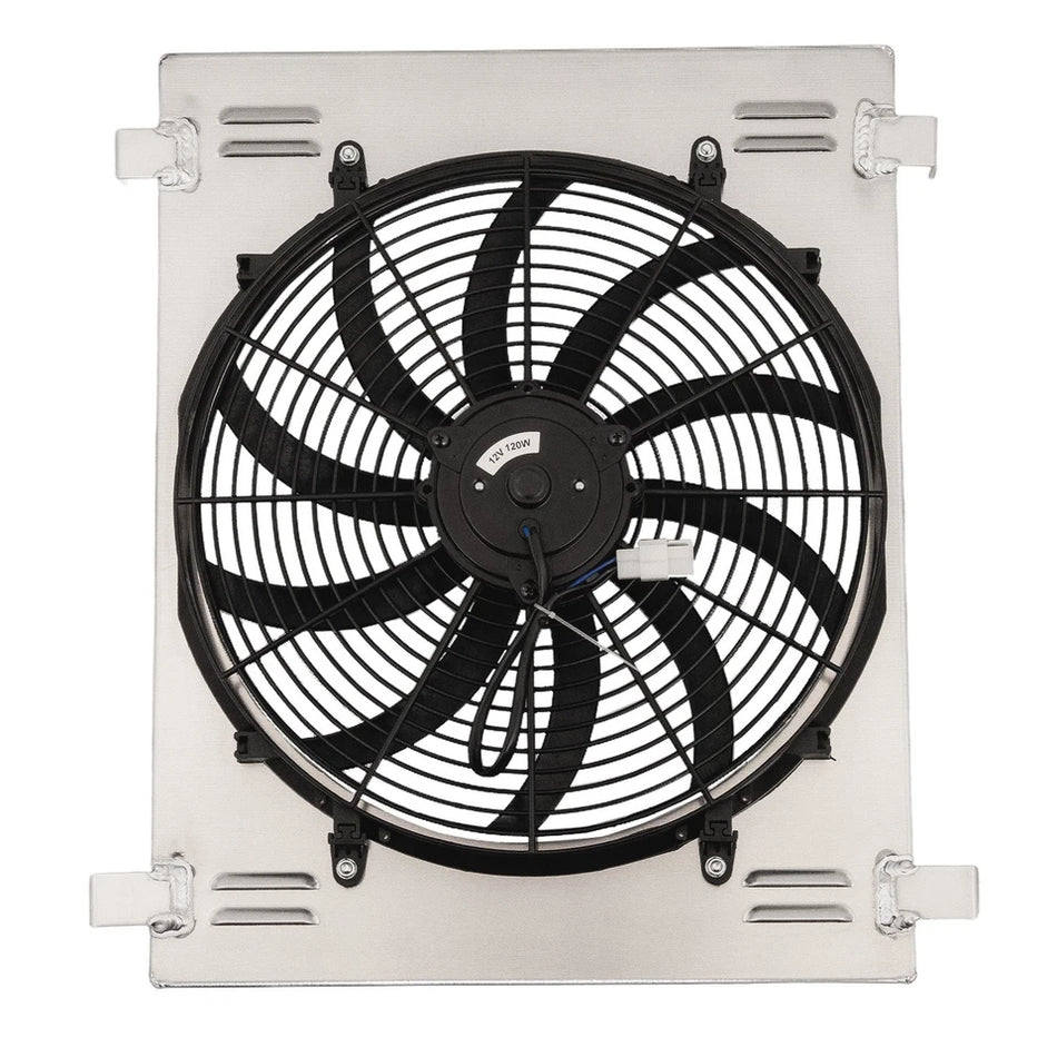 ASI Performance Aluminum Radiator Shroud Fan For 1932 Ford Hi Boy Grill Shell Chevy Motor