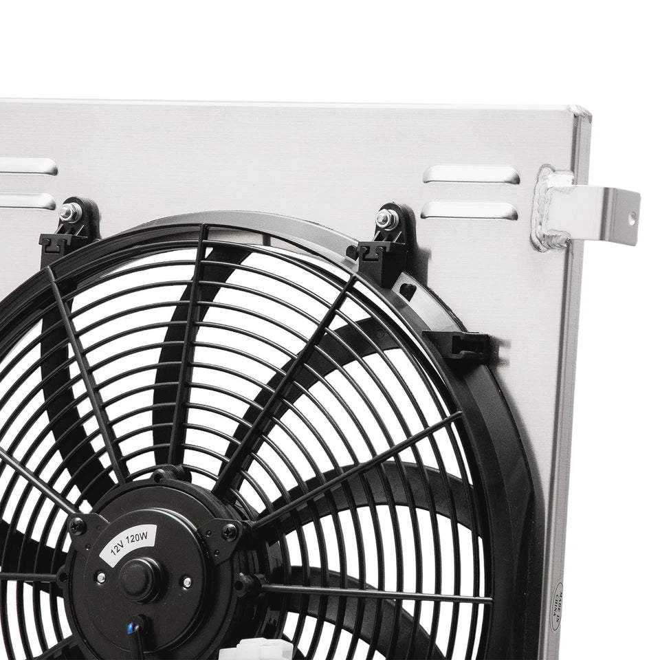Fan Radiator 320cl ASI Performance Aluminum Radiator Shroud Fan For 1932 Ford Hi Boy Grill ...