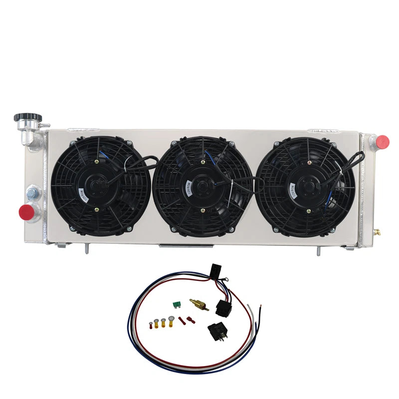 ASI Performance Radiator+shroud fan+relay Fit 1991-2001 Jeep Cherokee XJ 4.0L Petrol Manual