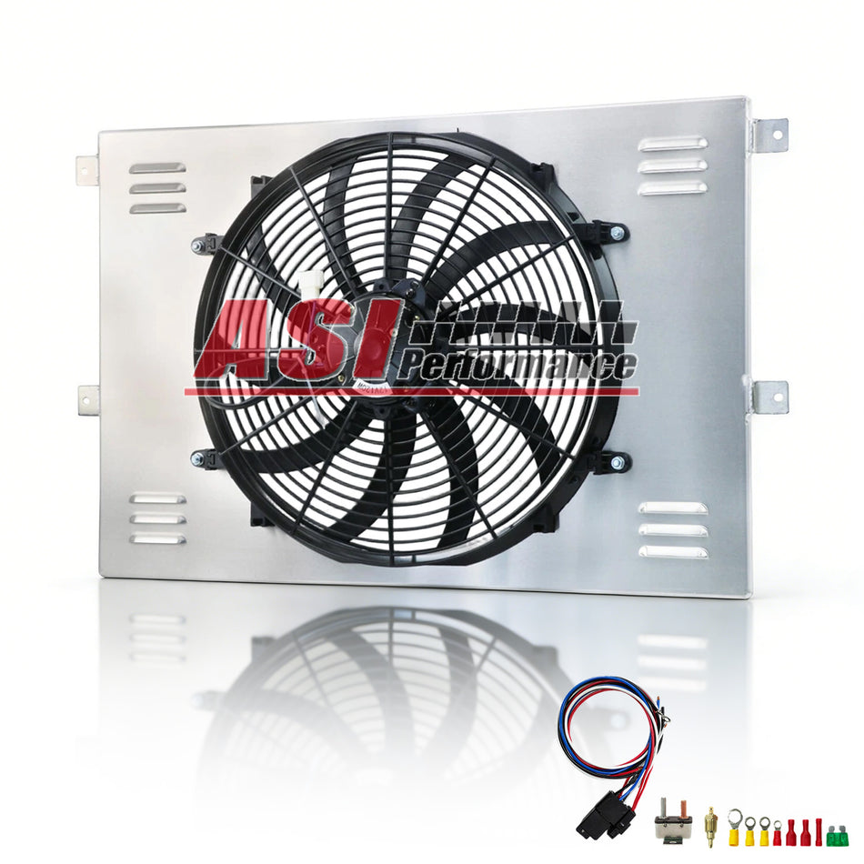 ASI Performance Aluminum Shroud Fan for Dodge 1971-1978 B100 D100 W150 D200 Ramcharger