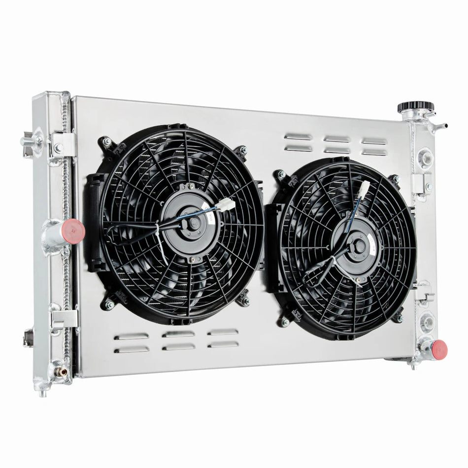 ASI Performance 3 Row Aluminum Radiator Shroud Fan Relay For 2005 2006 Pontiac GTO 6.0L V8 Gas