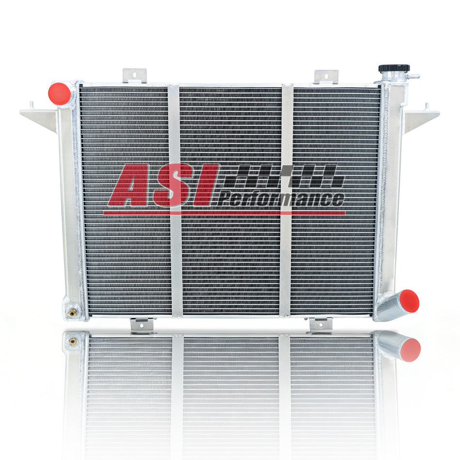 ASI Performance 3 Rows All-Aluminum Radiator For 1989 - 1993 Dodge D250 D350 W250 W350 Ramcharger 5.9L L6 5.2L V8 DIESEL 36.5??¡§¡è Width 23.3??¡§¡è Height