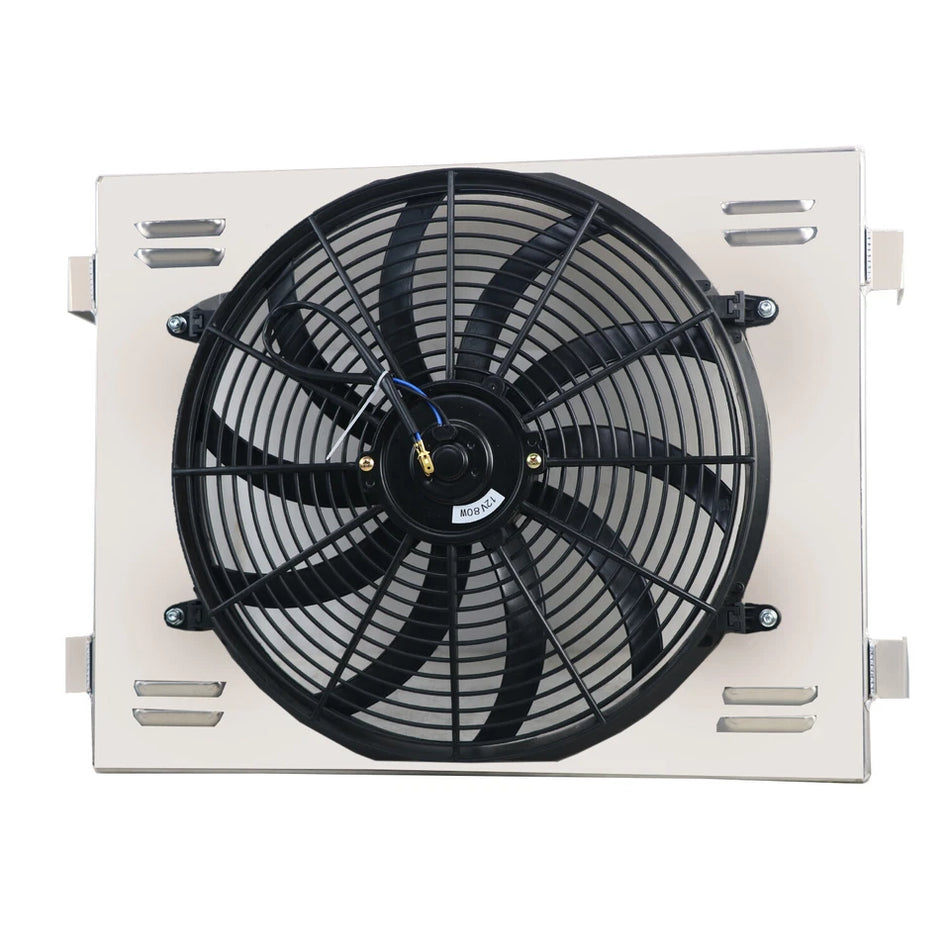 ASI Performance Aluminum Shroud Electric Fan Relay For 1955-1957 Chevy Bel Air Nomad Del-Ray V8 Engine