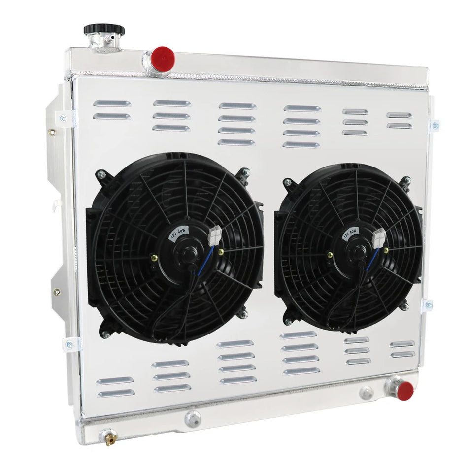 ASI Performance 3 Row Aluminum Radiator+Shroud Fan For 2000-2007 Toyota Tundra Sequoia 4.7L V8
