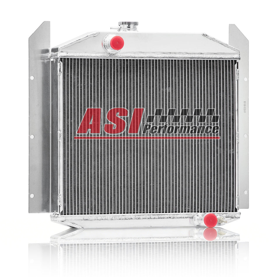 ASI Performance Aluminum 4 Row Radiator For 1949-52 Studebaker Pickup Truck 2R5 2R6 2R10 2R11