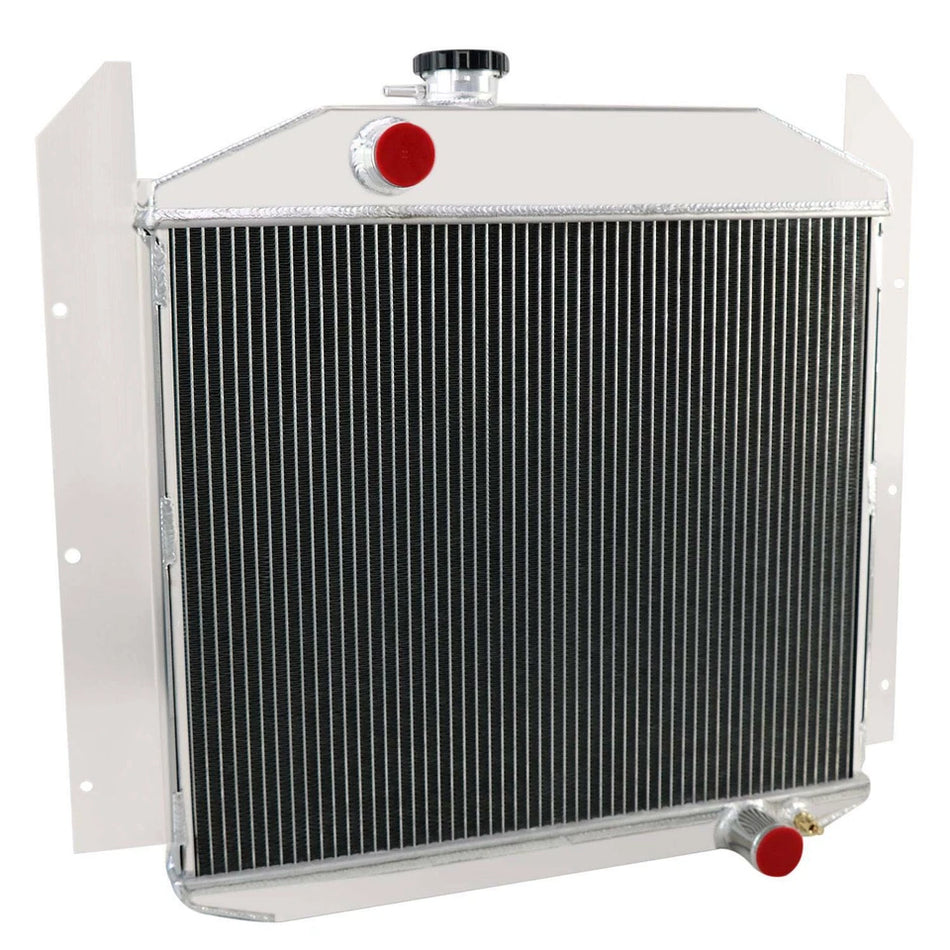 ASI Performance 4 Row Aluminum Radiator For 1949-1952 Studebaker Pickup Truck 2.8L 4.0L