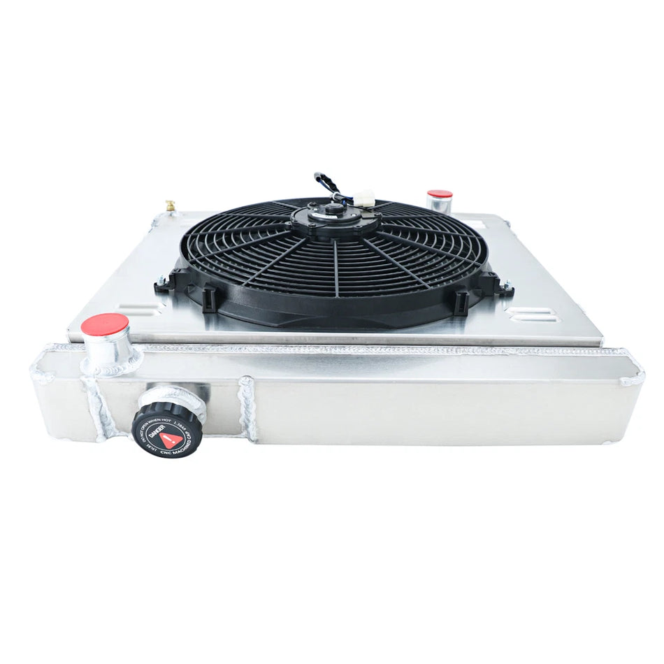 ASI Performance 3 Row Radiator Shroud Fan Relay Fit 1960-64 Buick Electra 1960-63 LeSabre 6.6L