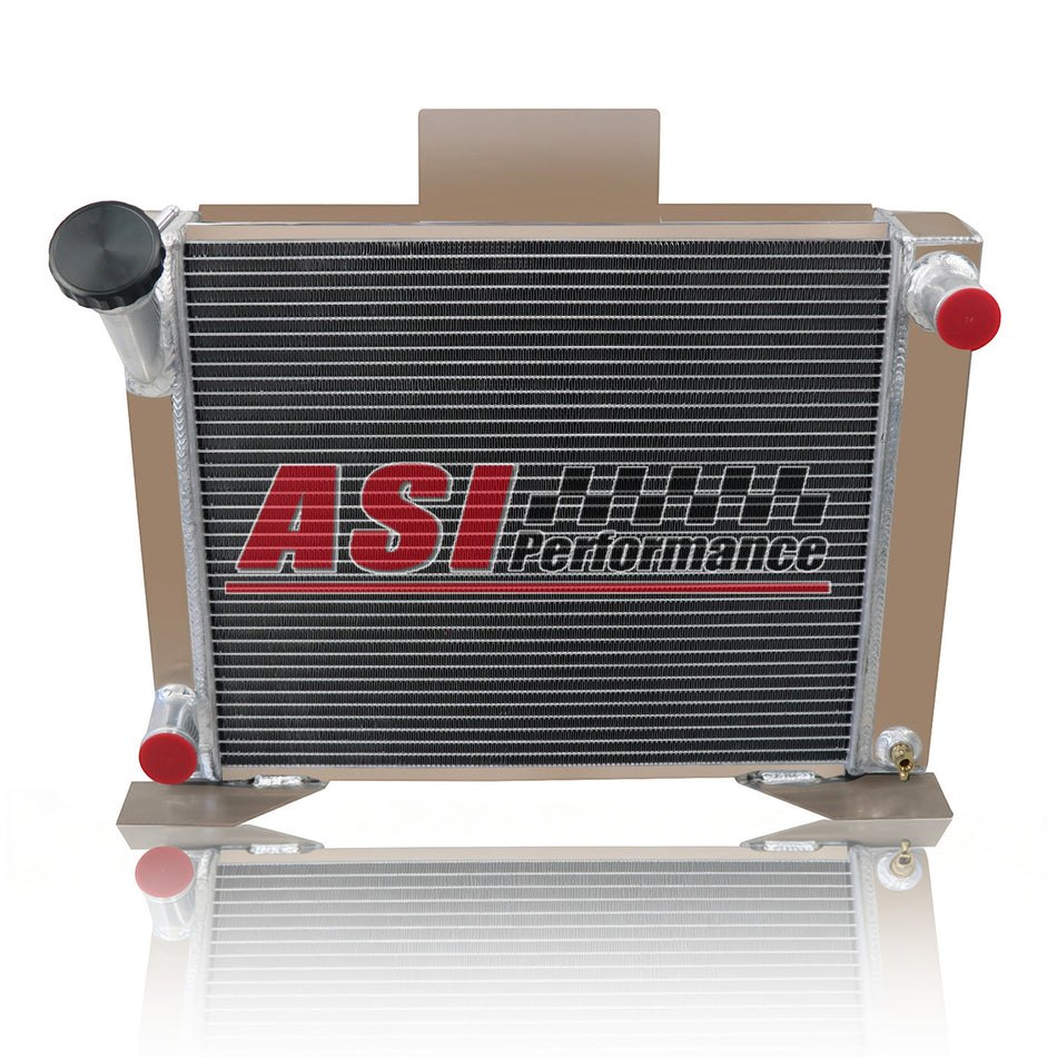 ASI Performance 4 Row Aluminum Radiator For 1983-1994 Ford Ranger 2.0L 2.3L 4.0 GM V8 CONVERSION