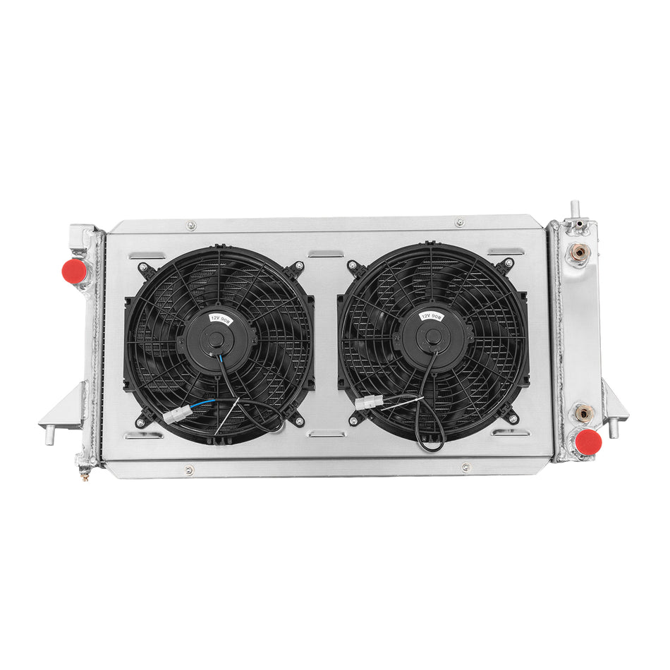 ASI Performance 3 Rows Aluminum Radiator Shroud Fan For 96-2007 Fitd Taurus/ Mercury Sable 3.0L