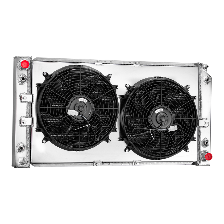 ASI Performance 4 Row Radiator Shroud Fan For 1994-96 Caprice Impala Roadmaster Fleetwood 5.7L