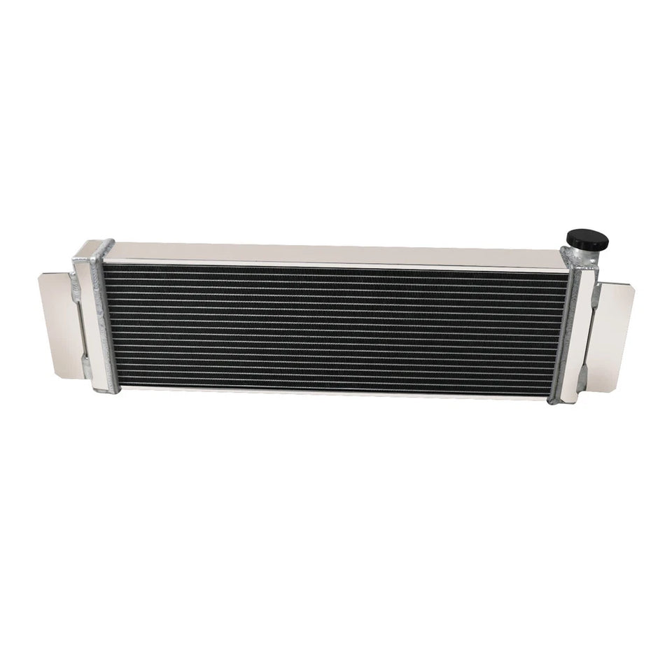ASI Performance 2 Rows Air to Water Intercooler Heat Exchanger Front Mount Chargecooler 56mm