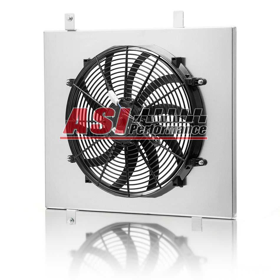 ASI Performance Aluminum Radiator Shroud Fan For 2008~2013 Jeep Liberty Limited Utility V6 3.7L