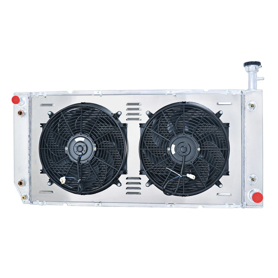 ASI Performance 3 Row Radiator Shroud Fan For 2004-2016 Chevy Express GMC Savana 2500 3500 4.8L 6.0L