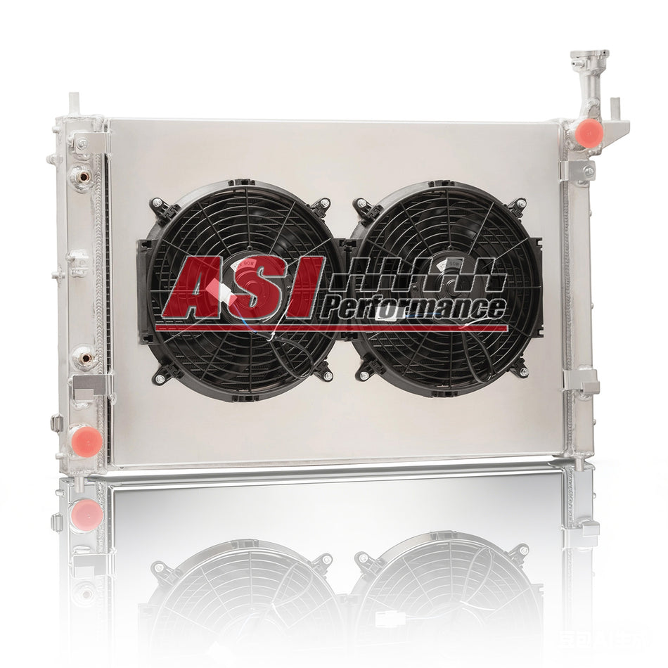 ASI Performance Radiator+Shroud Fan For 2007-2017 Chevy Traverse/GMC Acadia Buick Enclave 3.6 V6