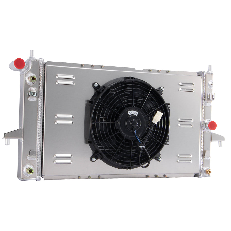 ASI Performance Aluminum Radiator&Shroud Fan fit 94-02 Saturn SC1 SC2 SL SL1 SL2 SW1 SW2 1.9L