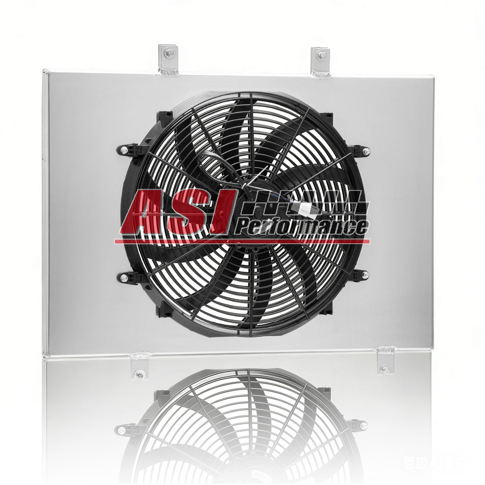 ASI Performance Shroud Electric Fan for 1999-03 Dodge Ram 1500 2500 Van Truck 84-94 B150 B250