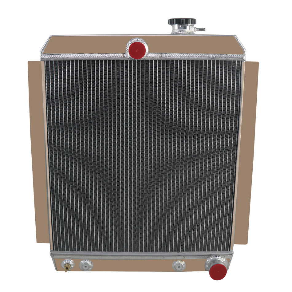 ASI Performance 4 Row Aluminum Radiator For 1947-1954 Chevy 3100,3600,3800 Pickup Truck&Suburban