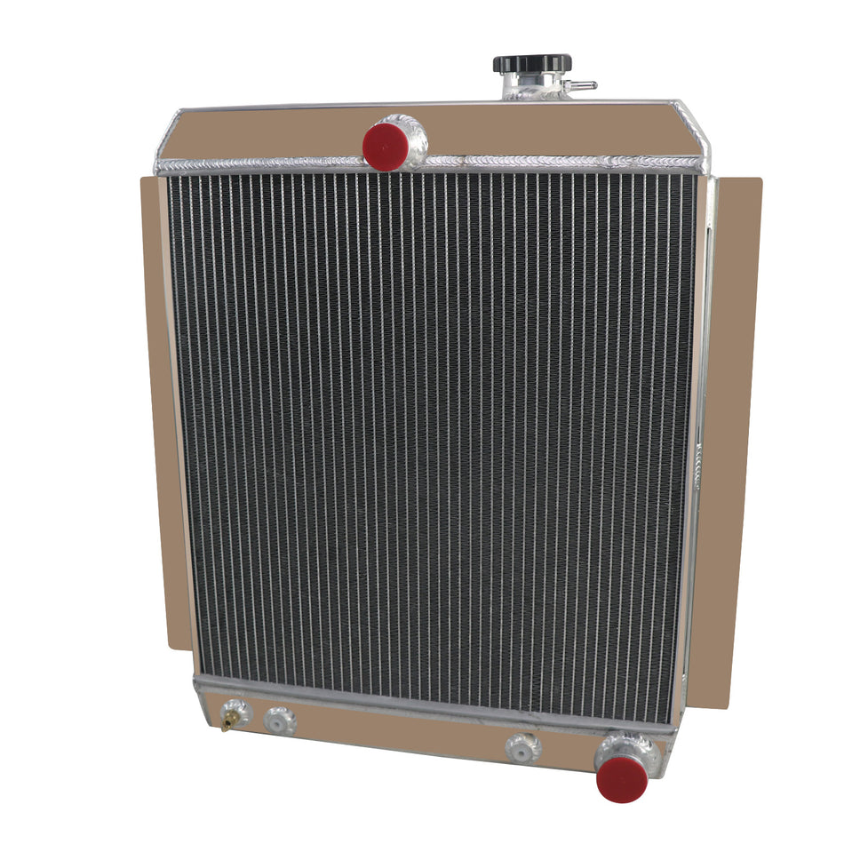 ASI Performance 4 Row Aluminum Radiator For 1947-1954 Chevy 3100,3600,3800 Pickup Truck&Suburban
