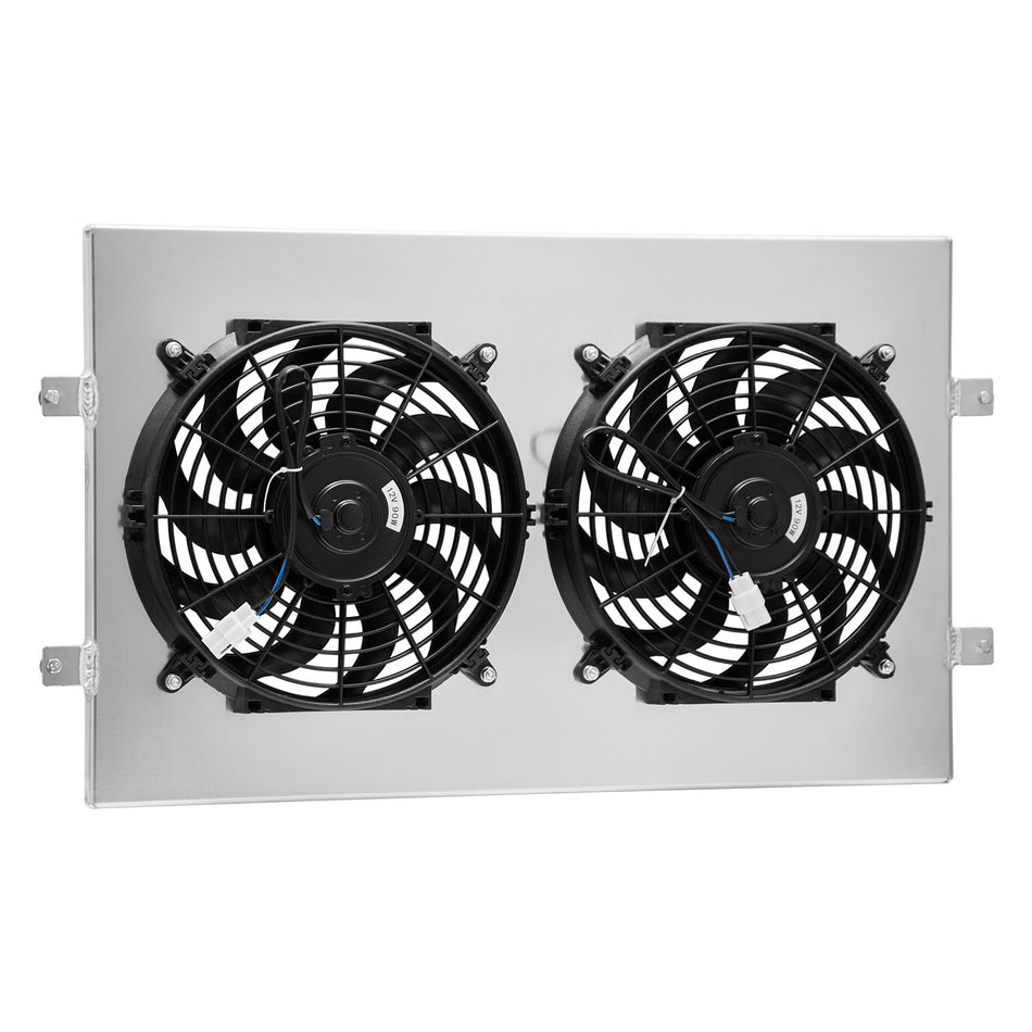 ASI Performance Aluminum Shroud+Fan+Relay For 1988-1997 Chevy GMC C/K 1500 2500 3500 4.3L 5.7L V8 P30 P3500