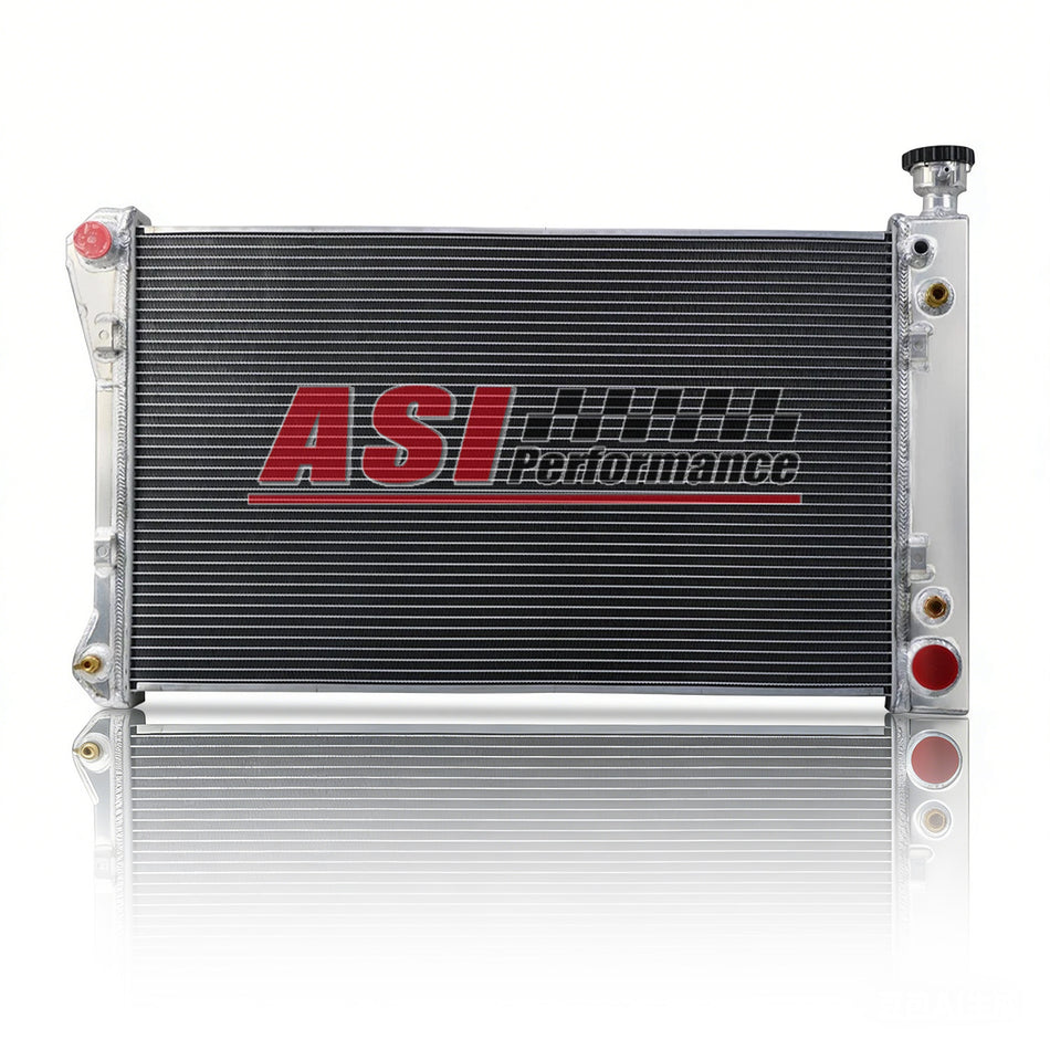 ASI Performance 4 Row Radiator For 1988-1997 GMC Chevy C10 C1500 C2500 K1500 K2500 Pickup 5.0L 5.7L