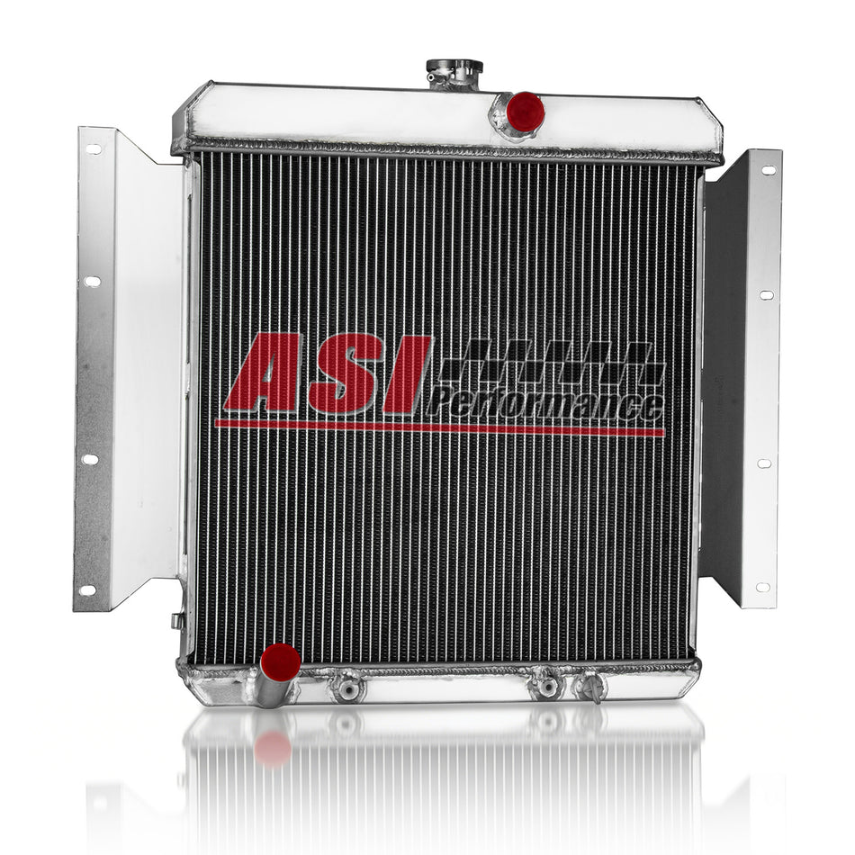 ASI Performance 4 Row Aluminum Radiator For 1970-1981 Pontiac Firebird AM Esprit/Formula V8 L6 18 3/8 H x 32 1/2 W