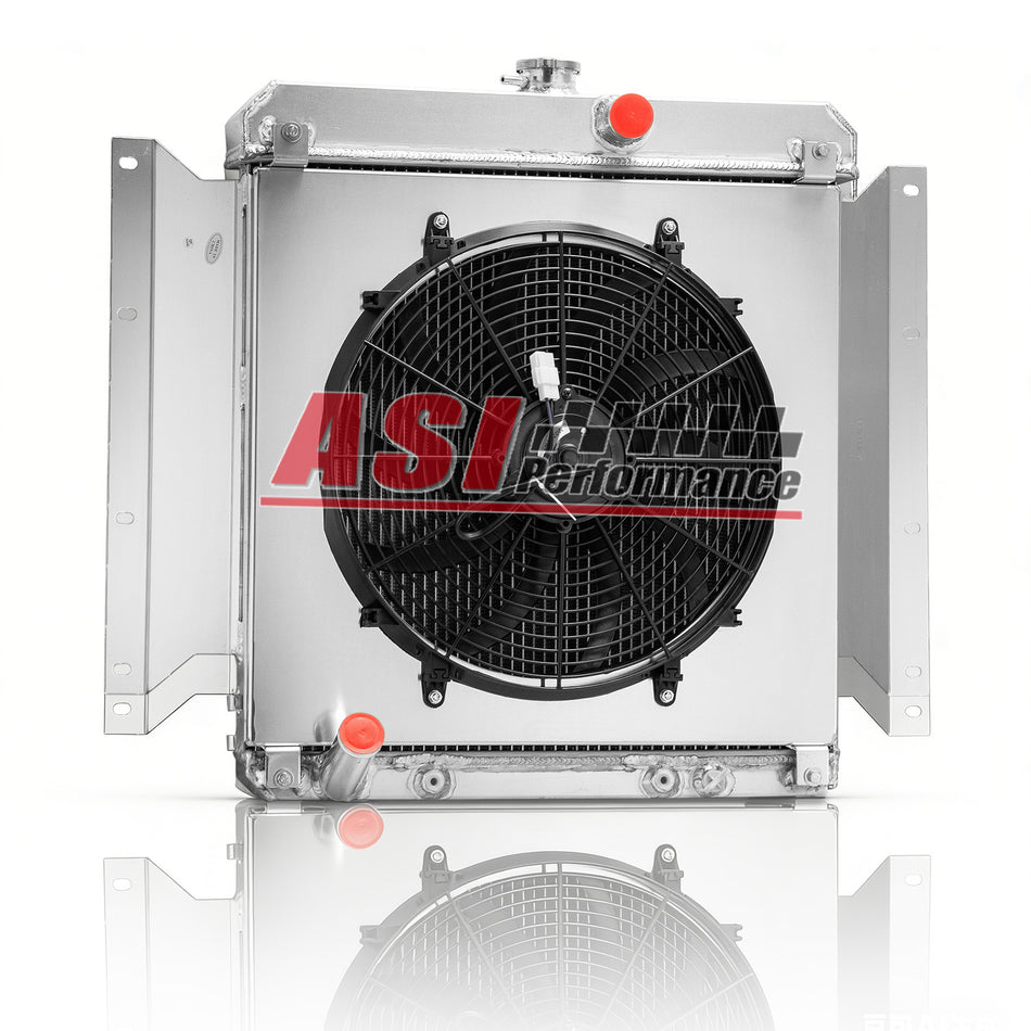 ASI Performance 4 Row Radiator Shroud Fan For 1970-1981 Pontiac Firebird Trans Am Base Formula