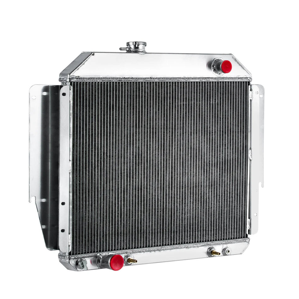 ASI Performance 4 Row Aluminum Radiator fit 1979-1991 83 Ford E100 E150 E250,E350 Econoline 5.8L