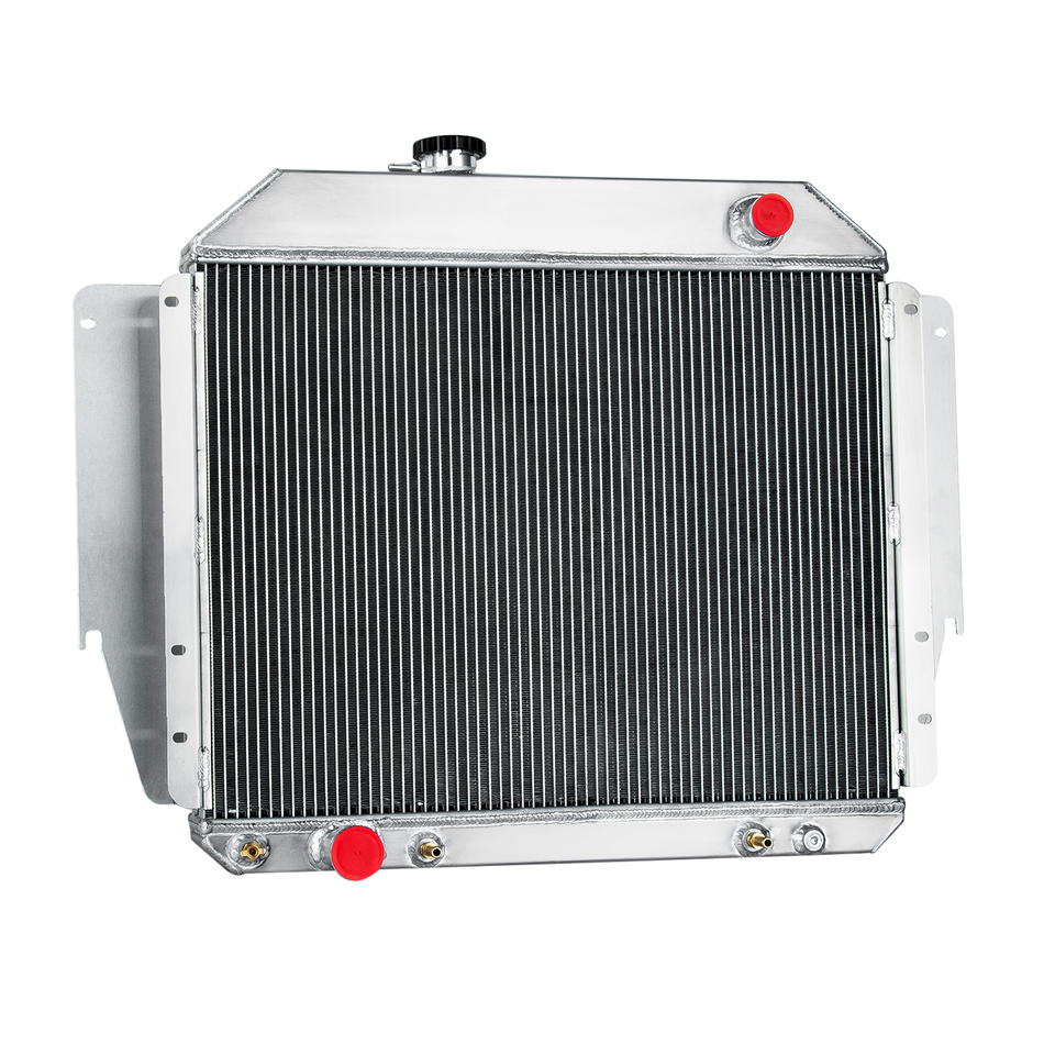 ASI Performance 4 Row Aluminum Radiator For 1979-91 Ford E100 E150 E250/E350 Econoline 5.0 5.8L