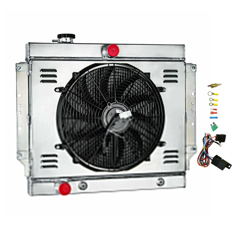 ASI Performance For 1959-60 Cadillac DeVille Eldorado 6.4L V8 AT 3-Row Radiator Shroud Fan Relay