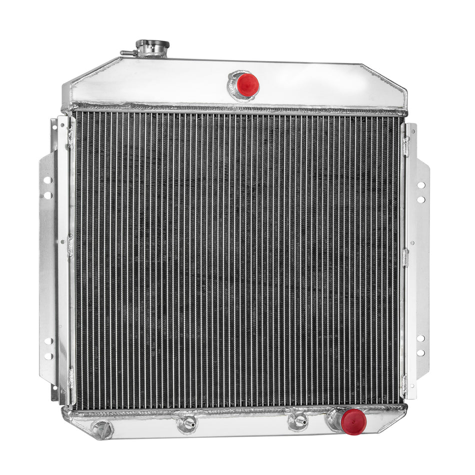 ASI Performance 3-Row Aluminum Radiator For 1957-1960 Ford F-100 Chevy Configuration AT