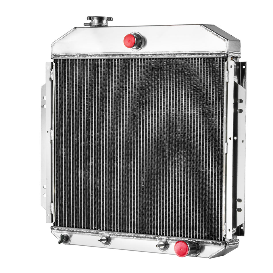 ASI Performance 3-Row Aluminum Radiator For 1957-1960 Ford F-100 Chevy Configuration AT