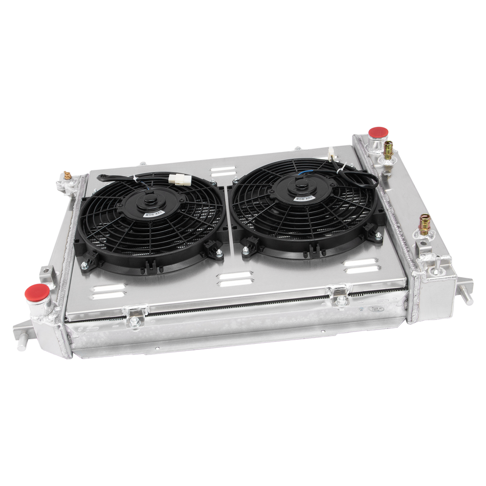 ASI Performance 4 Row Radiator+Shroud Fan For 1994-97 Ford Thunderbird 93-1998 Lincoln Mark VIII