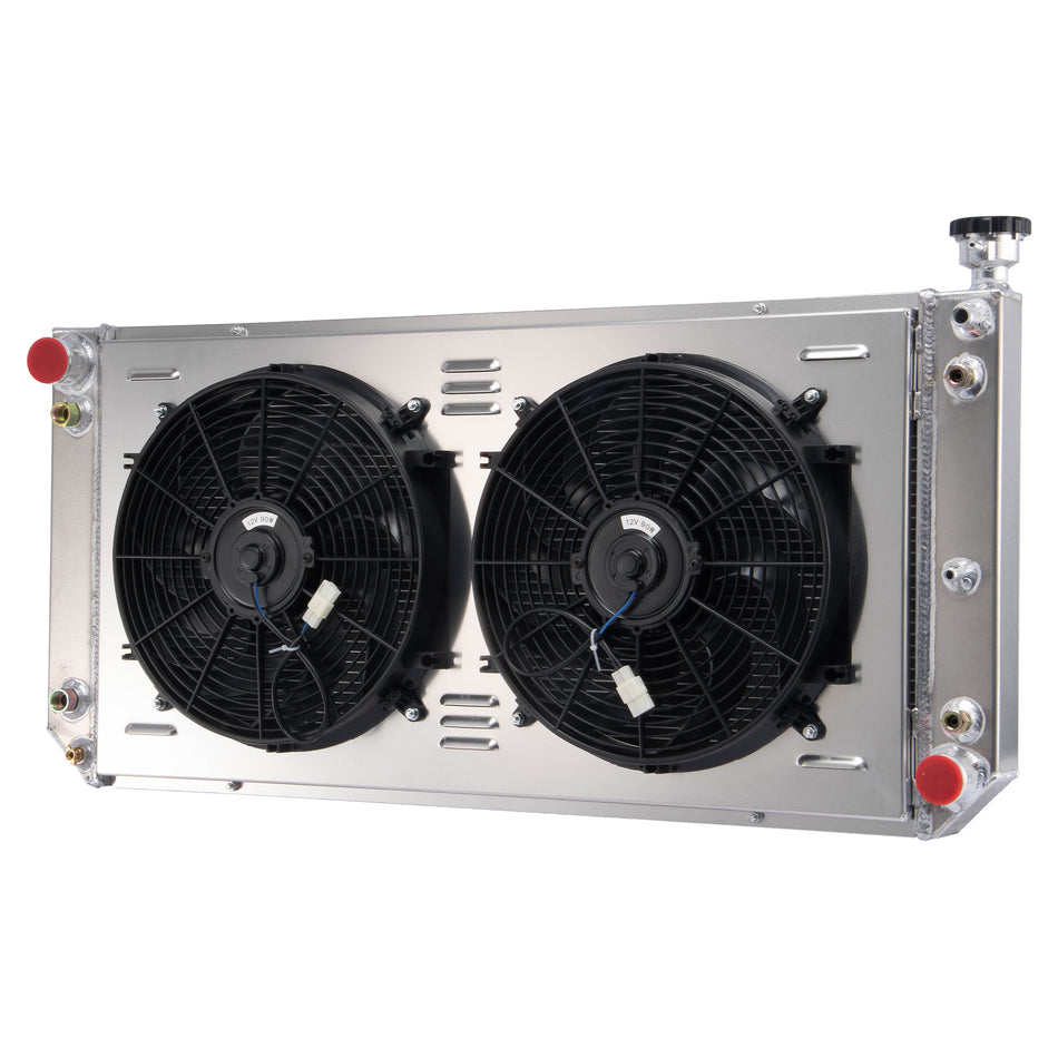 ASI Performance 3 Row Radiator+Shroud Fan FOR 1988-1993 Chevrolet GMC C/K 1500 2500 3500 6.2L V8