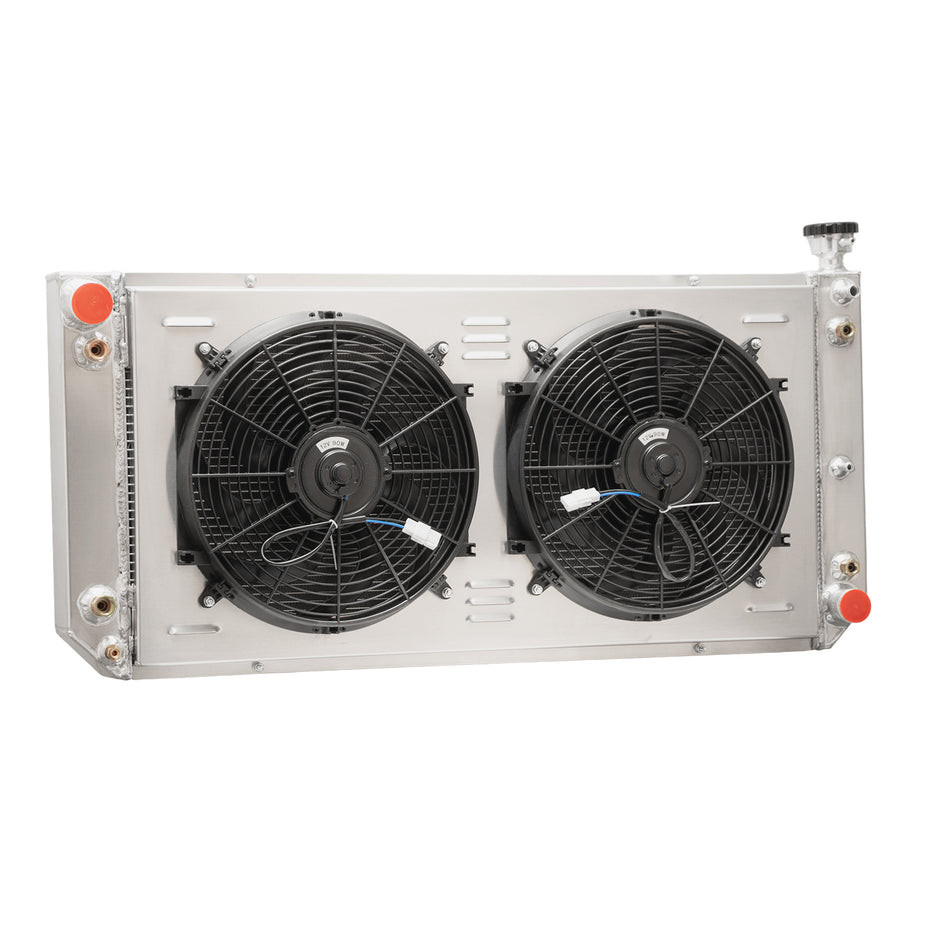 ASI Performance 4 Row Radiator+Shroud Fan FOR 1988-1993 Chevrolet GMC C/K 1500 2500 3500 6.2L V8