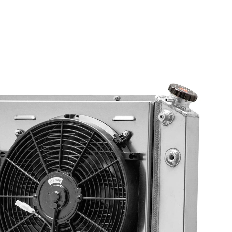 ASI Performance 3 Row Radiator Shroud Fan For 1977-1992 Cadillac DeVille Pontiac Buick Brougham