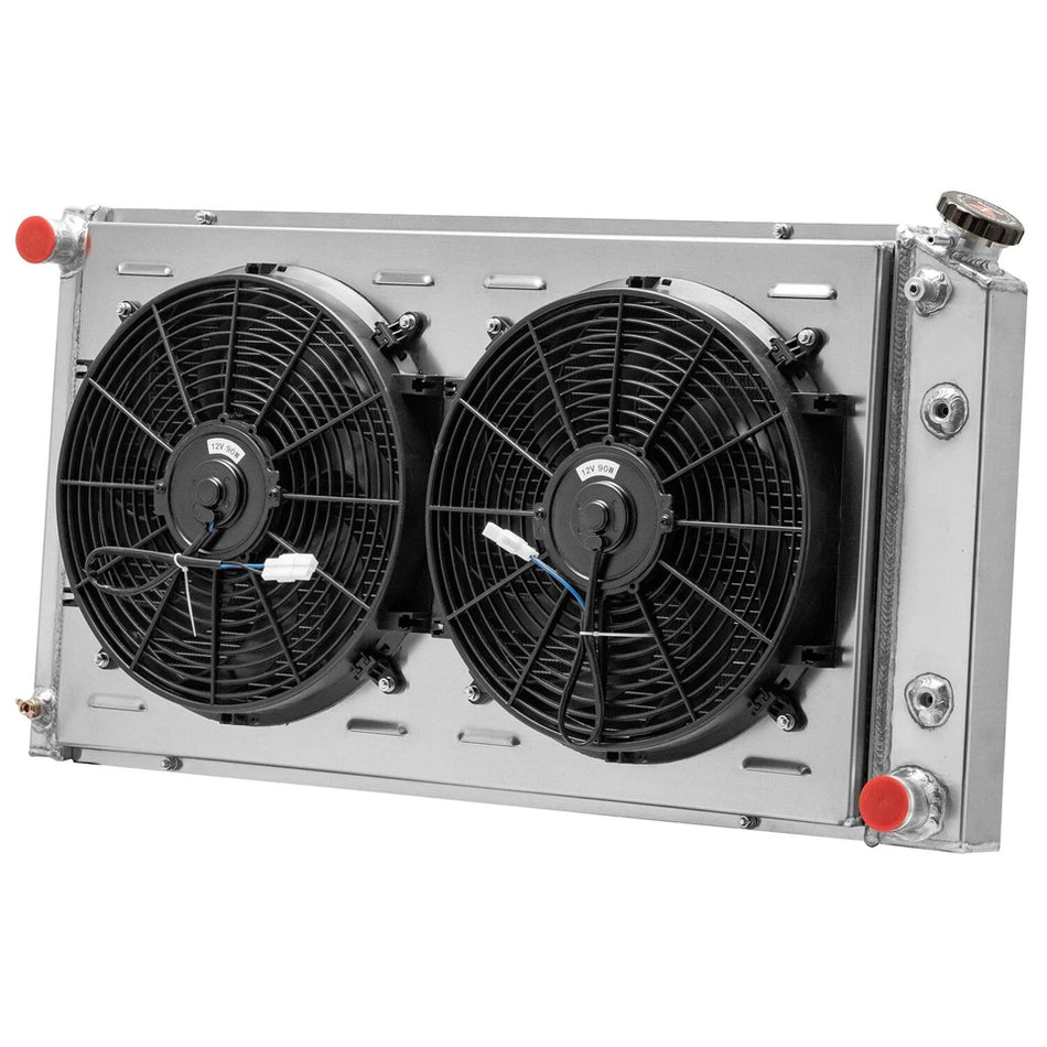 ASI Performance 3 Row Radiator Shroud Fan For 1977-1992 Cadillac DeVille Pontiac Buick Brougham