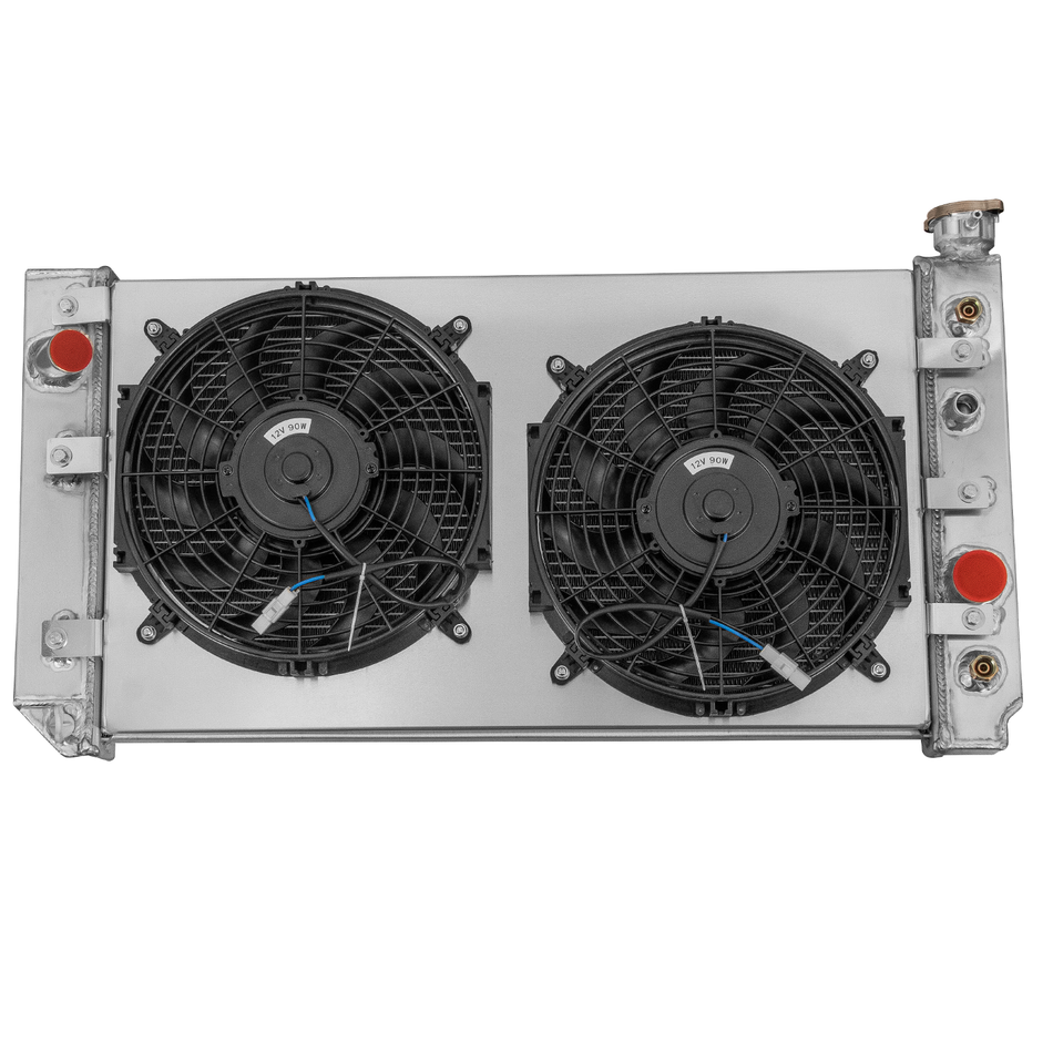 ASI Performance 3 Row Radiator Shroud Fan For 1988-1994 1992 Chevy S10 Blazer GMC S15 4.3L V6