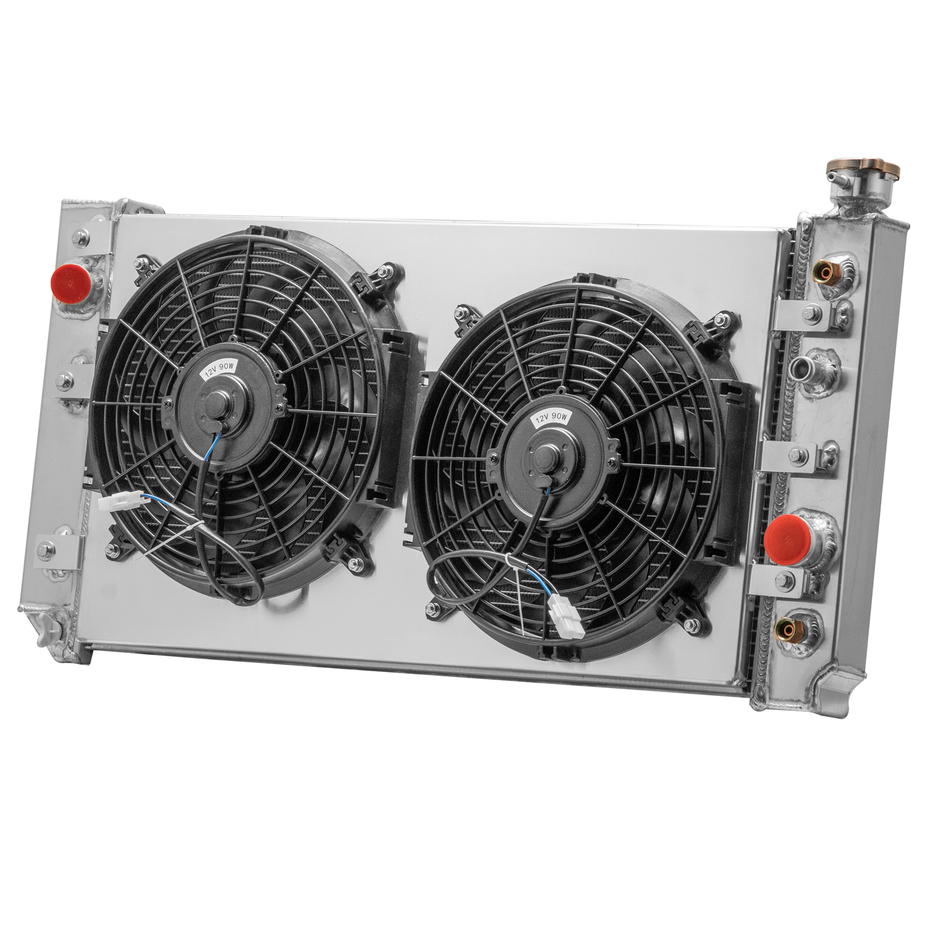 ASI Performance 3 Row Radiator Shroud Fan For 1988-1994 1992 Chevy S10 Blazer GMC S15 4.3L V6