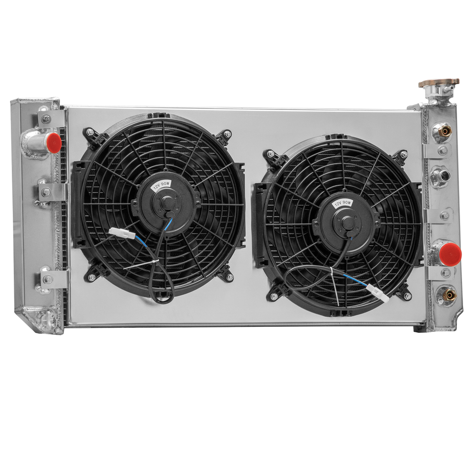 ASI Performance 3 Row Radiator Shroud Fan For 1988-1994 1992 Chevy S10 Blazer GMC S15 4.3L V6