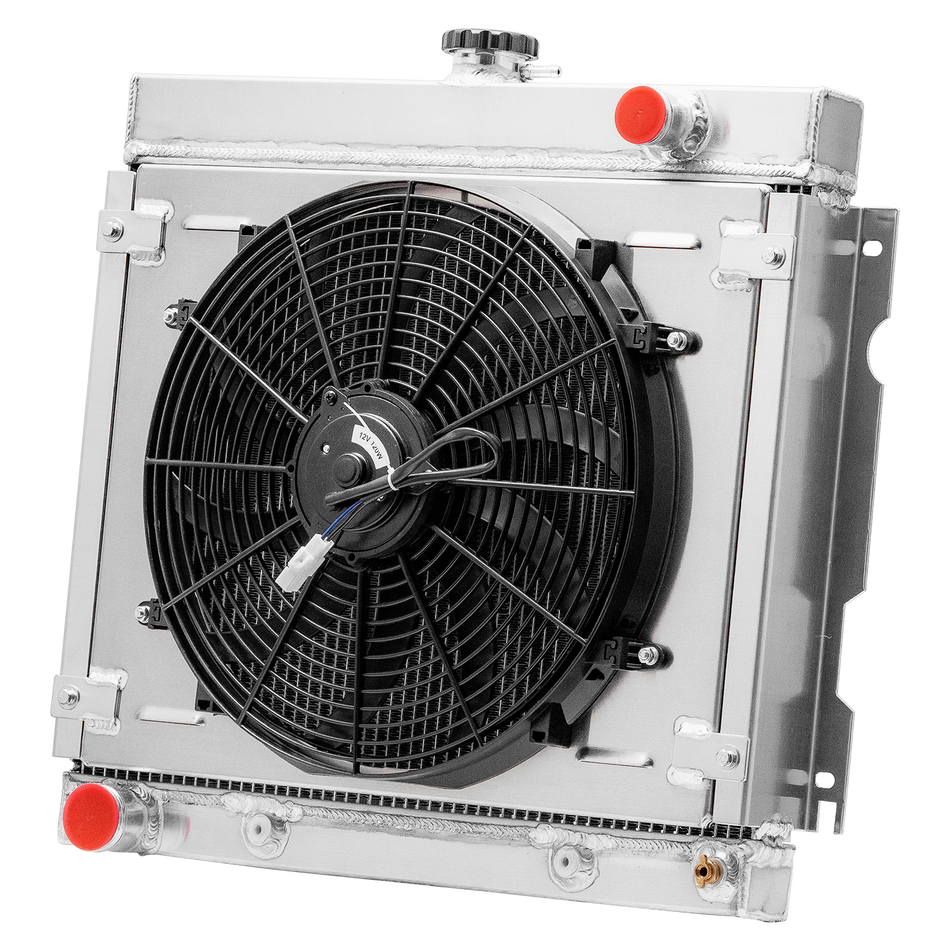 ASI Performance 3 Row Radiator Shroud Fan Fit Dodge Dart Plymouth Valiant Duster BIG BLOCK 70-72