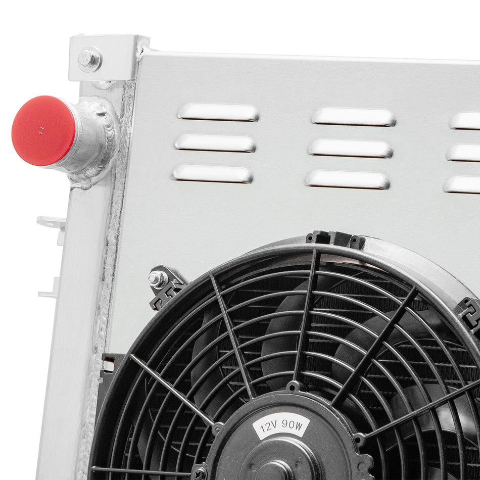 ASI Performance 4 Rows Radiator Shroud Fan For 2013-2018 Ram 2500 3500 4000 4500 5500 6.7L L6