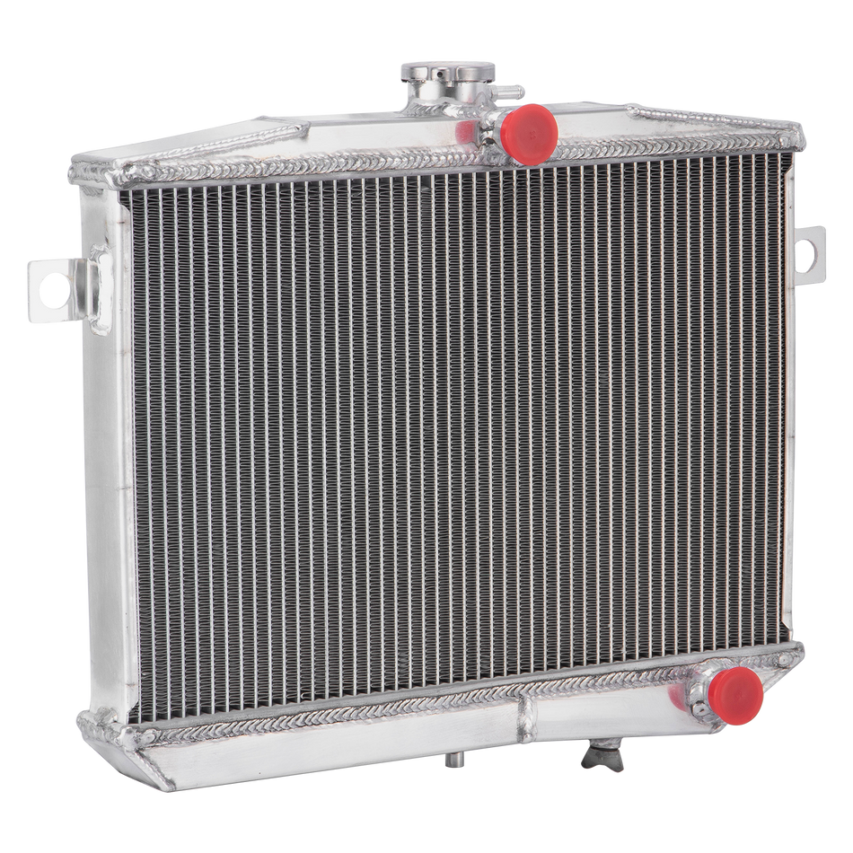 ASI Performance 3-Row Aluminum Radiator For Volvo Amazon P1800 B18 B20 1.8L 2.0L 1959-1970