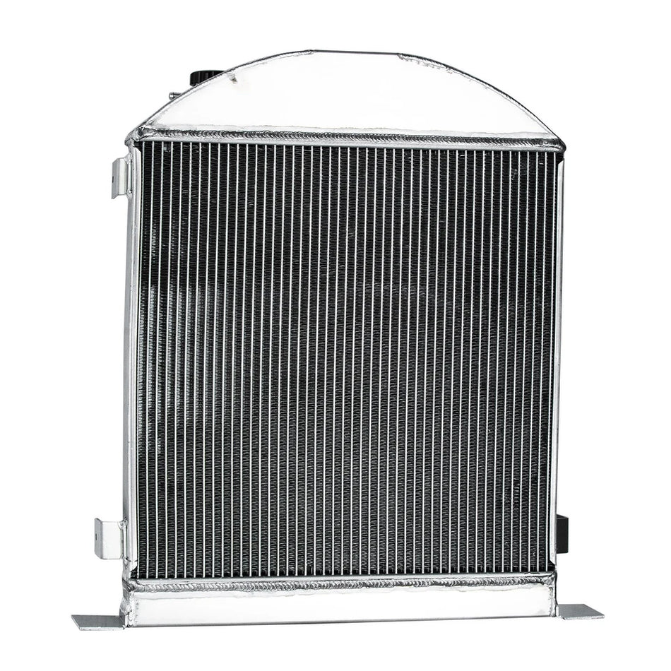 ASI Performance 4-Row Aluminum Radiator For 1928 1929 Ford Model-A Chevy Engine Configuration