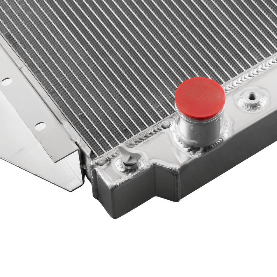 ASI Performance 4 Row Aluminum Radiator fit 1975-1991 Ford E-150 E-250 E-350 Econoline 5.8 5.0L.