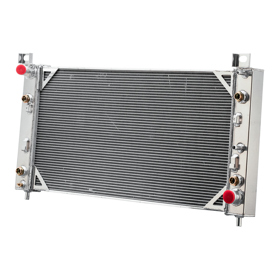 ASI Performance Aluminum 2 Row Radiator fit 2001-02 Chevy Silverado GMC Sierra 2500 3500 8.1L V8
