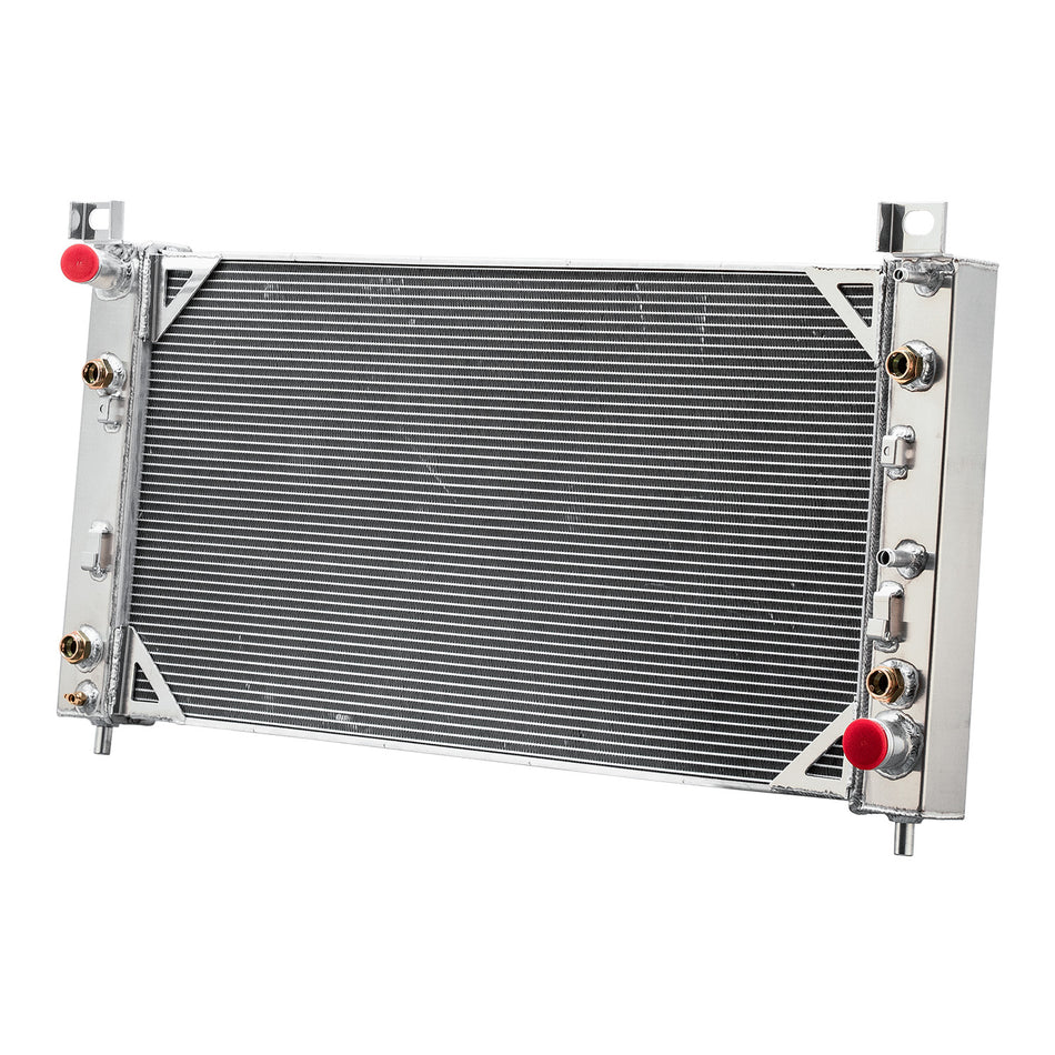 ASI Performance Aluminum 2 Row Radiator fit 2001-02 Chevy Silverado GMC Sierra 2500 3500 8.1L V8